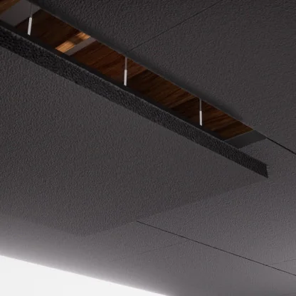 Panou Acustic Negru Whisper ® Pentru Interior 2400 x 1200 x 50 mm-Tratament Acustic