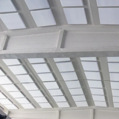 Placa Fonoabsorbanta Alb Din Poliuretan 1230 x 615 x 40 mm-Tratament Acustic