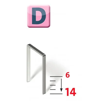 Capse 14 mm Pentru Capsator Novus Manual J-29-Accesorii Pentru Izolatii Termice