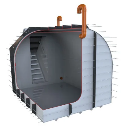 Pivnita Subterana Quick 1, 4600 x 2400 x 2320 mm, 560 kg-Pivnite Subterane Modulare