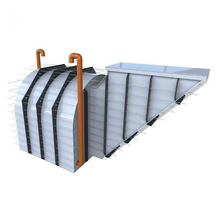 Pivnita Subterana Quick 2, 4570 x 2400 x 2500 mm, 520 kg-Pivnite Subterane Modulare