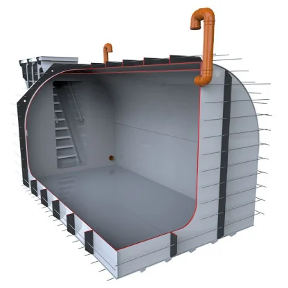 Pivnita Subterana Quick 2, 6570 x 2400 x 2500 mm, 910 kg-Pivnite Subterane Modulare