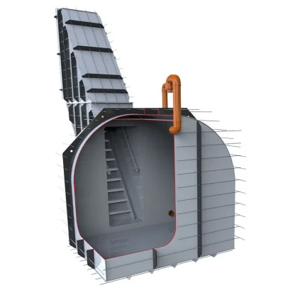 Pivnita Subterana Quick 3, 4770 x 2400 x 4415 mm, 570 kg-Pivnite Subterane Modulare