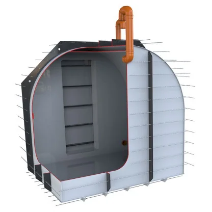 Pivnita Subterana Quick 4, 2390 x 2400 x 2320 mm, 630 kg-Pivnite Subterane Modulare