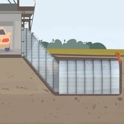 Pivnita Subterana Quick 3, 4770 x 2400 x 4415 mm, 740 kg-Pivnite Subterane Modulare