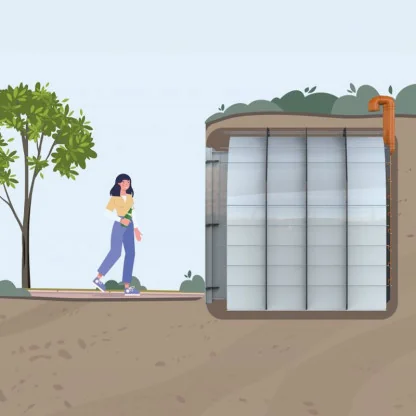 Pivnita Subterana Quick 4, 3390 x 2400 x 2320 mm, 740 kg-Pivnite Subterane Modulare