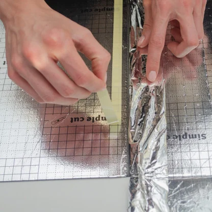 Placa Polistiren Extrudat Aluminizata, 3 in 1, 1000 x 500 x 5 mm-Incalzire In Pardoseala