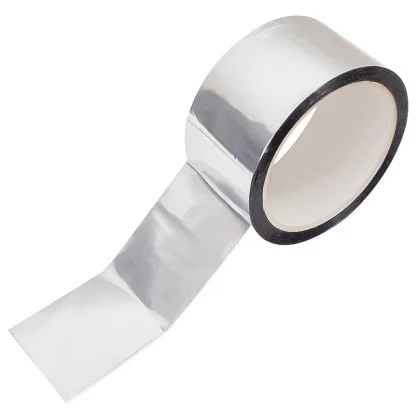 Banda Adeziva Aluminizata 50 mm x 50 m x 47 my-Accesorii Pentru Izolatii Termice