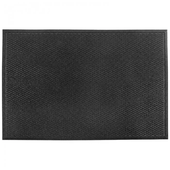 Covoras Intrare 45 x 75 cm, Soft Step, Antiderapant, Material Reciclat, Negru-Covorase intrare