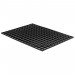 Covoras Intrare 45 x 75 cm, Honey Comb, Antiderapant, Material Reciclat, Negru-Covorase intrare