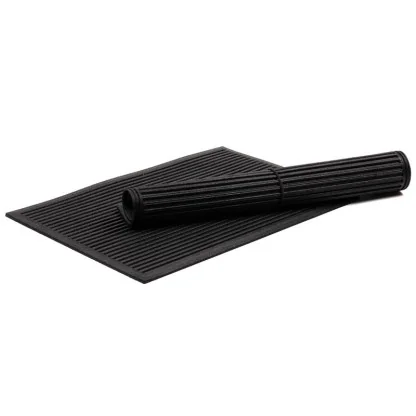 Covoras Intrare 40 x 60 cm, Harmony, Antiderapant, Material Reciclat, Negru-Covorase intrare