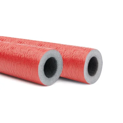 Tub Izolatie Polietilena Expandata Laminata, Rosu, Bara 2 m x 6 mm, Ø 28 mm-Izolatii Pentru Tevi