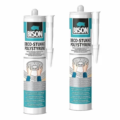 Adeziv Bison Pentru Ornamente Din Polistiren 470 g-Adezivi Pentru Decoratiuni Polistiren