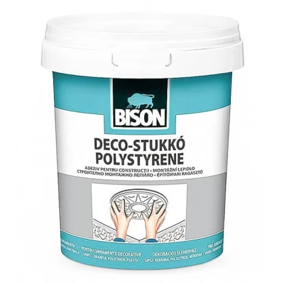 Adeziv Bison Pentru Ornamente Din Polistiren 1 kg-Adezivi Pentru Decoratiuni Polistiren