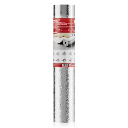 Izolator HD Aluminizat Pentru Parchet Stratificat 12,5 m x 1 m x 2 mm-Materiale Izolatoare Profesionale ISOTECKLINE