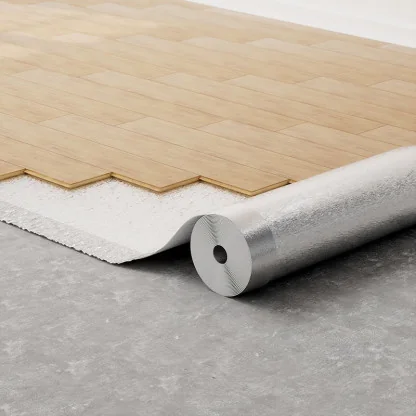 Izolator HD Aluminizat Pentru Parchet Stratificat 12,5 m x 1 m x 2 mm-Materiale Izolatoare Profesionale ISOTECKLINE
