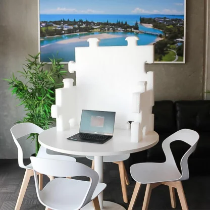 Panou Acustic Alb Whisper ® Tip Puzzle 310 x 310 x 50 mm-Tratament Acustic